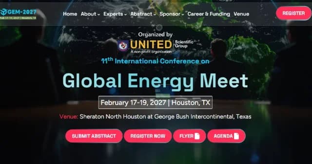 11th International Conference on Global Energy Meet (GEM 2027)