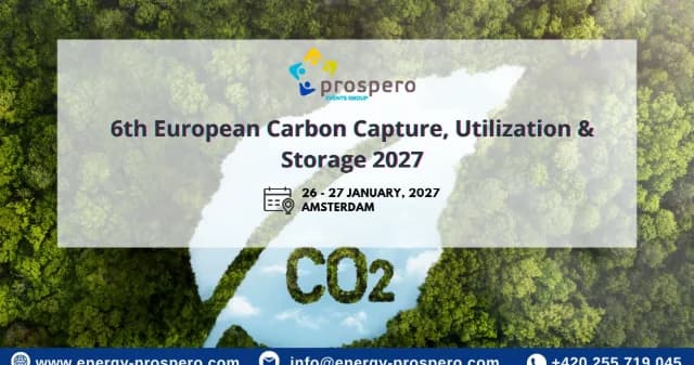 6th European Carbon Capture, Utilization & Storage (CCUS) 2027