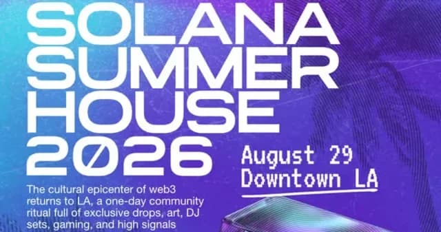 Solana Summer House 2026