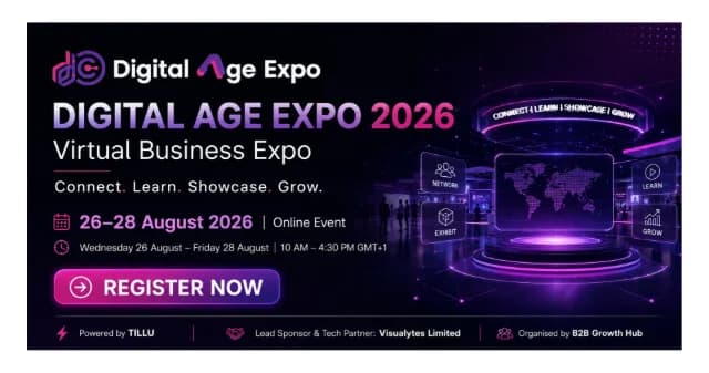 Digital Age Expo 26th - 28th August 2026 | Virtual Event