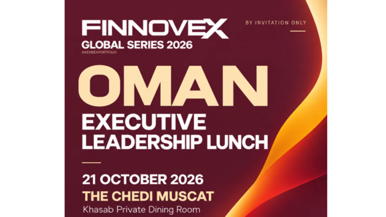FINNOVEX Oman Brings Senior Banking Leaders Together for a Focused 2027 Leadership Agenda