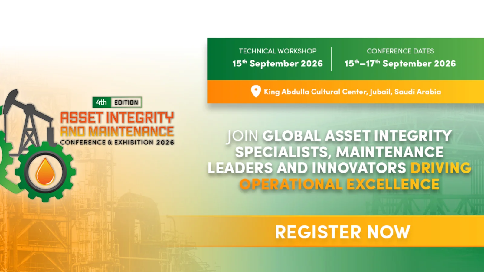 4th Asset Integrity & Maintenance Conference Saudi Arabia 2026 to Bring Industry Leaders Together in Jubail
