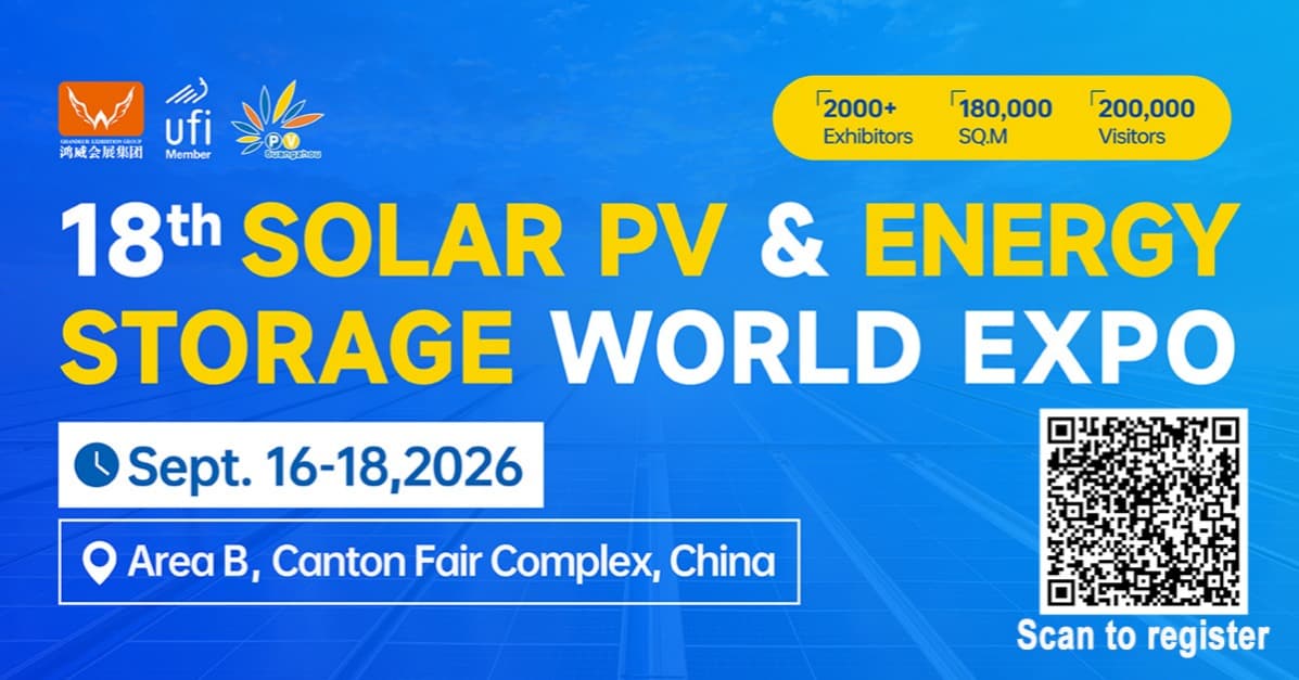 18th Solar PV and Energy Storage World Expo 2026 (PV Guangzhou)