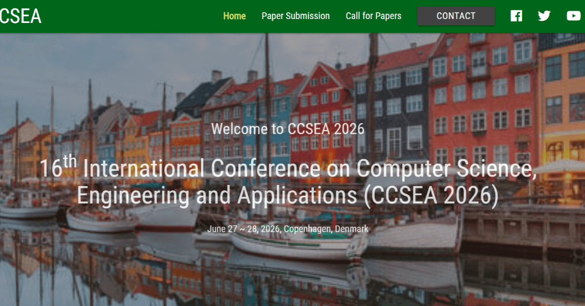 16th International Conference on Computer Science, Engineering and Applications (CCSEA 2026)