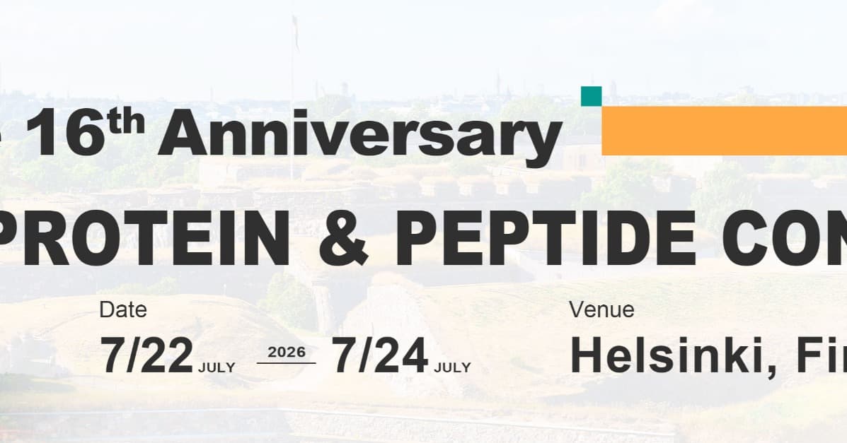 The 16th Anniversary of Protein & Peptide Conference