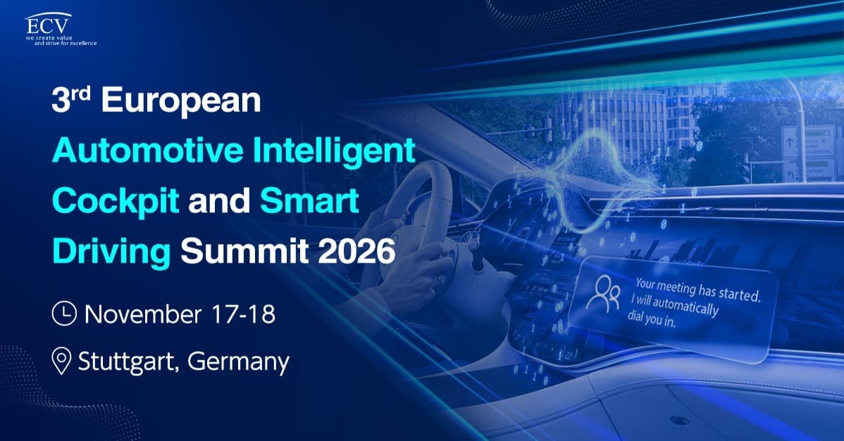 European Automotive Intelligent Cockpit and Smart Driving Summit 2026